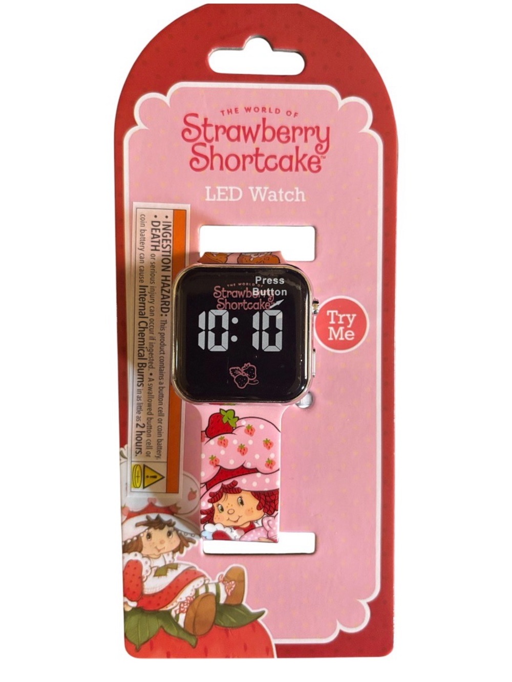 Strawberry Shortcake | The World Of Strawberry Shortcake LED Watch | Pink NWT